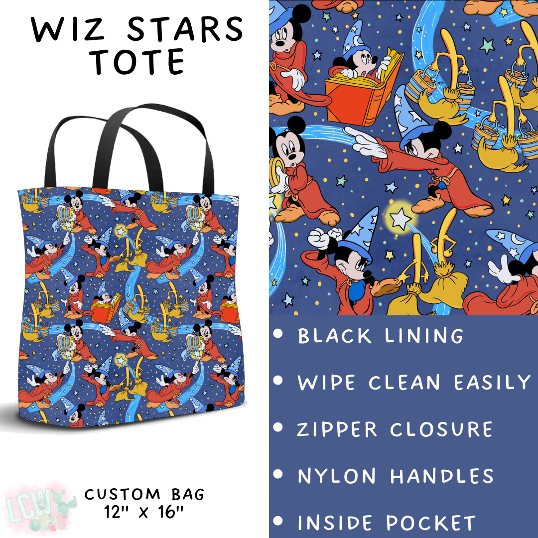Wiz Stars Tote - PREORDER Batch #482 - ETA Early April