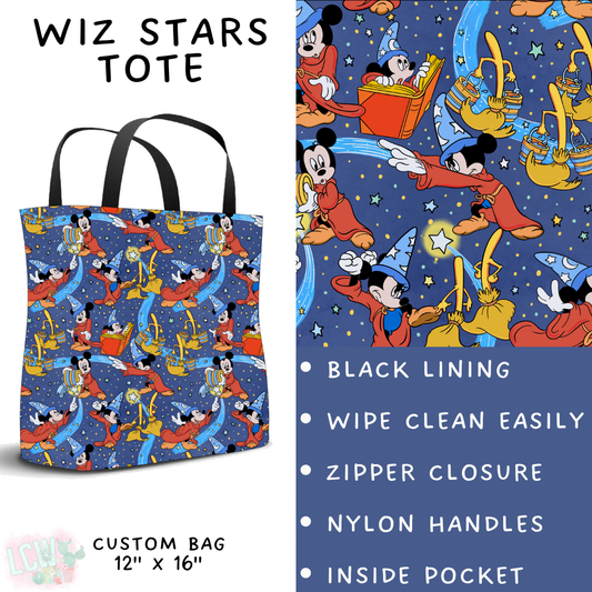 Wiz Stars Tote - PREORDER Batch #482 - ETA Early April