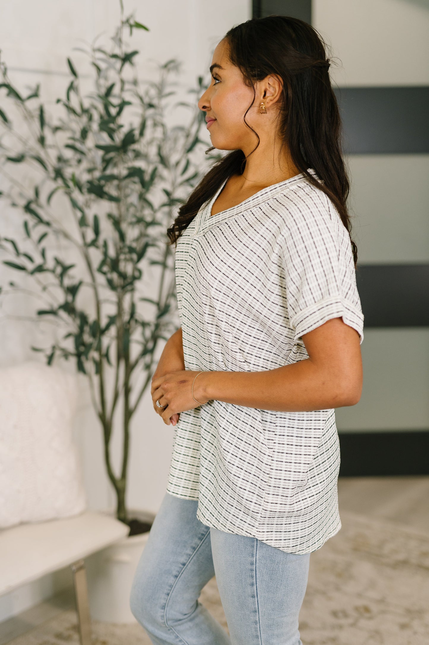 You Just Get It V-Neck Top