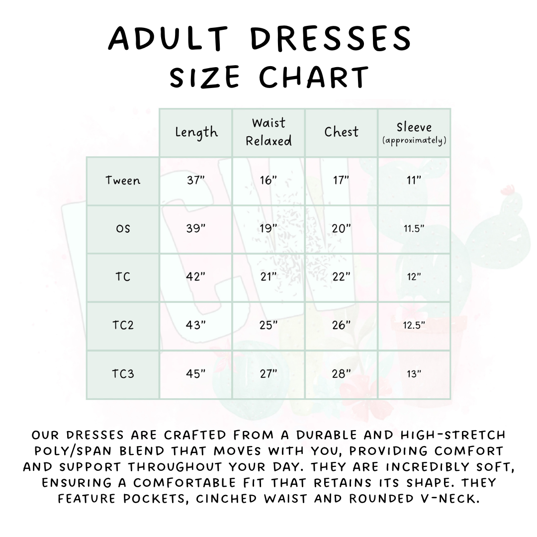 Blue Bing Adult & Kids Dress - PREORDER Batch #482 - ETA Early April