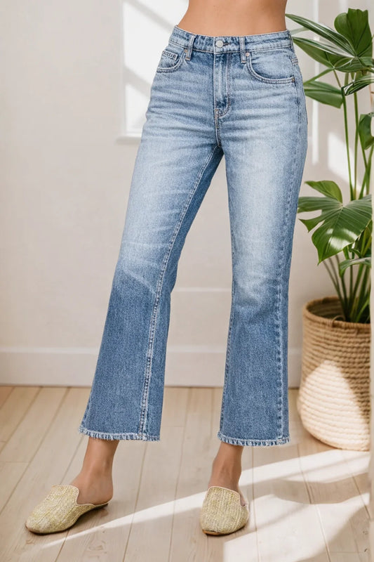 Zenim Sapphire Ease Cropped Bootcuts
