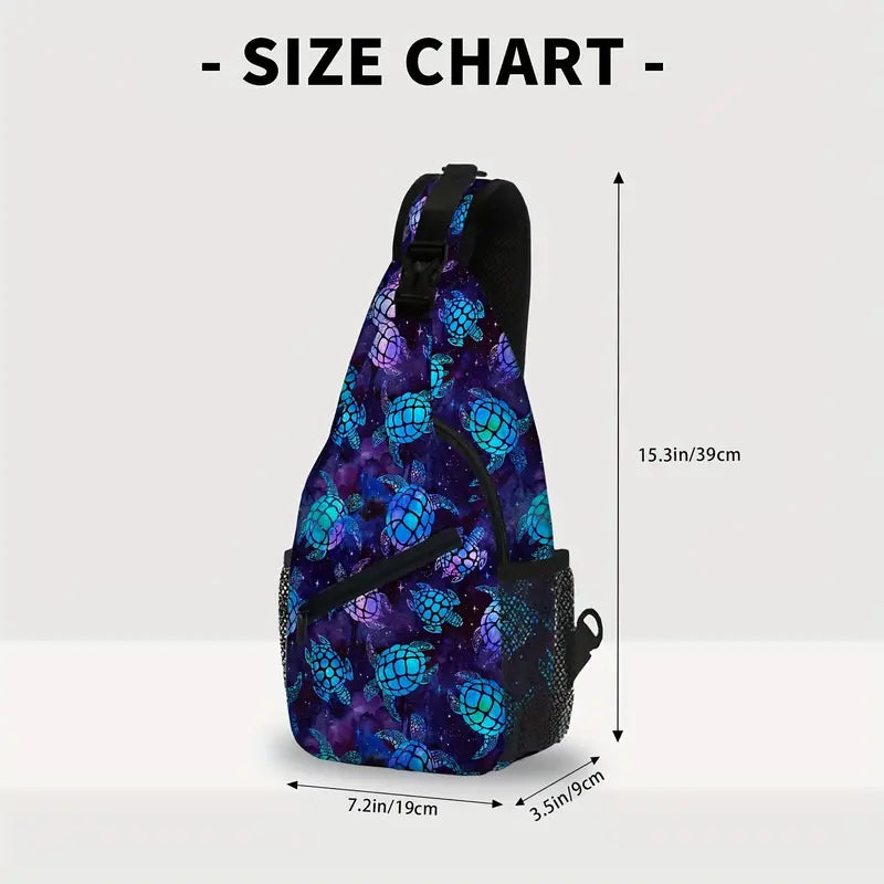 Galaxy Turtle Sling Bag