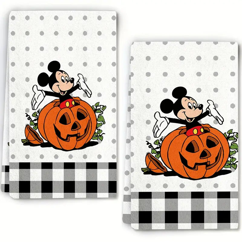 Pumpkin Mouse Dish Towel Set