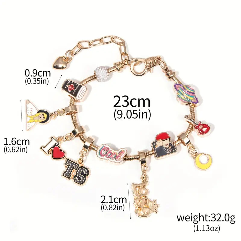 TS Charm Bracelet