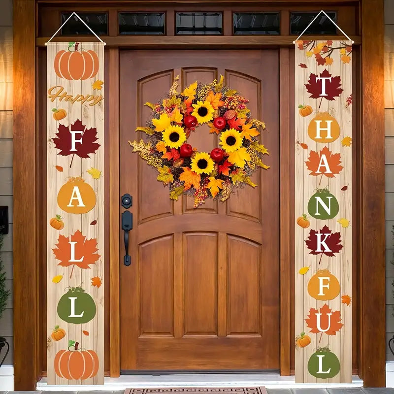 Happy Fall Door Banners