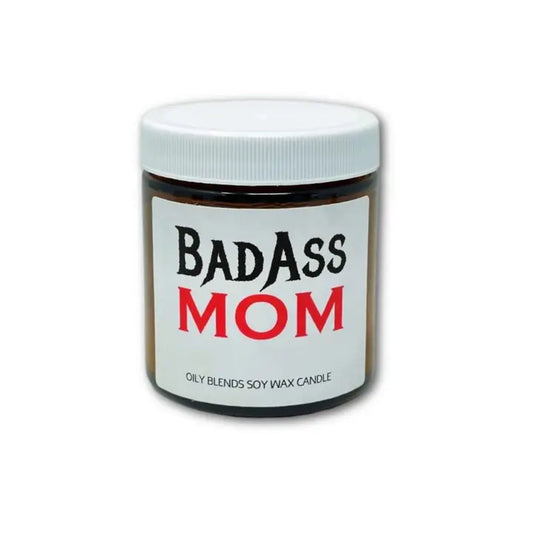Message Candles - Soy Wax Badass Mom