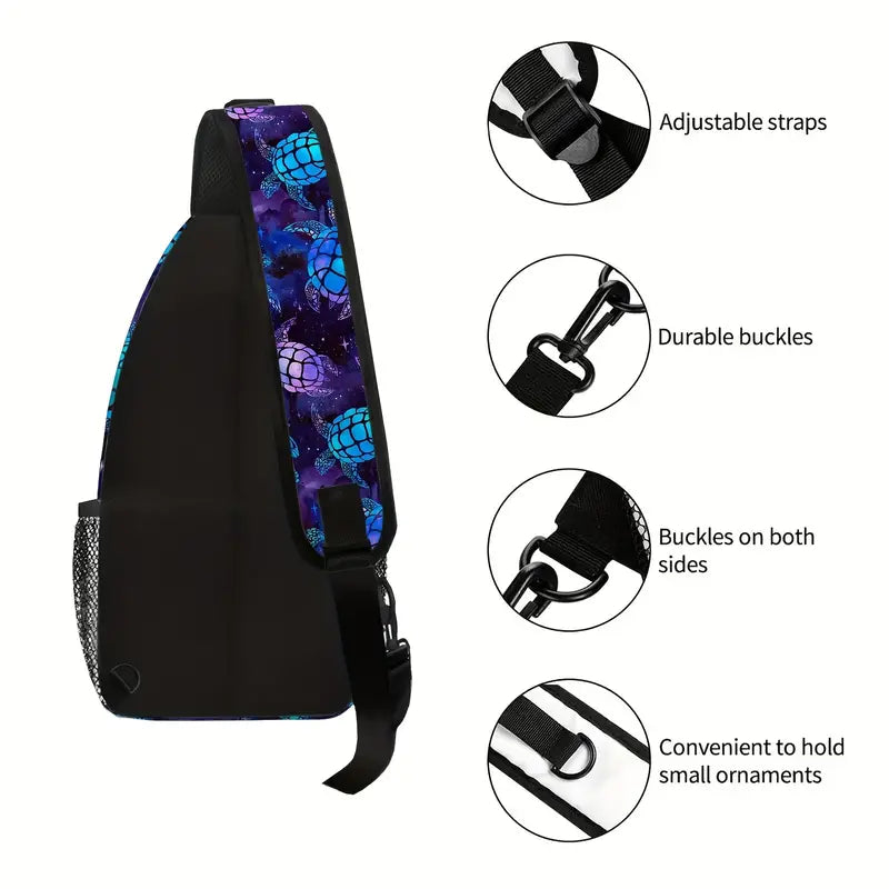 Galaxy Turtle Sling Bag