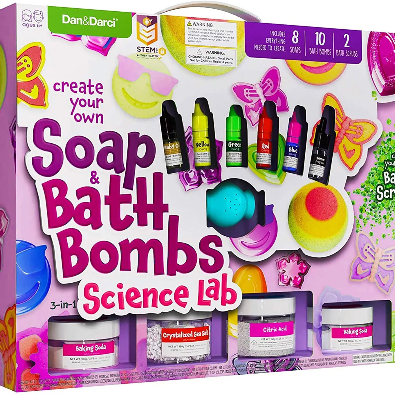 Mega Bath Bomb Soap and Scrub Making Kit