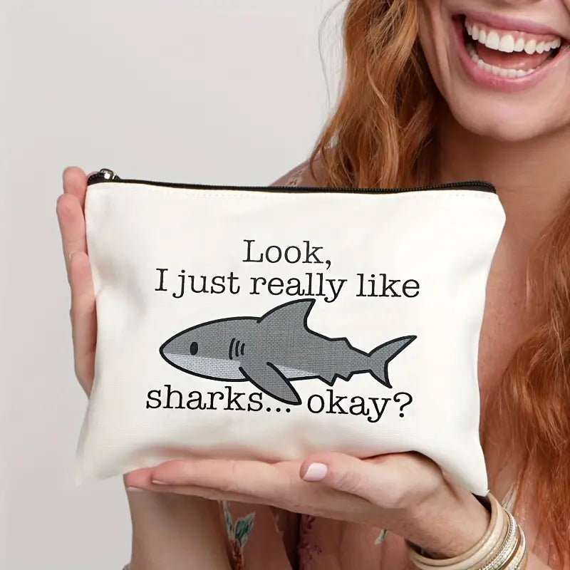 I Just Really Like Sharks Pouch