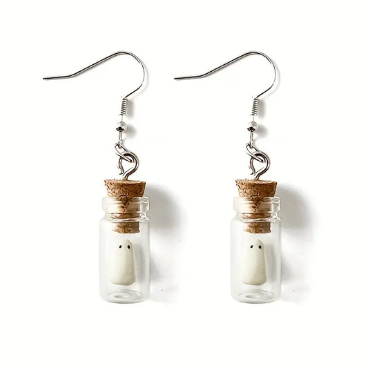 Bottled Ghost Earrings