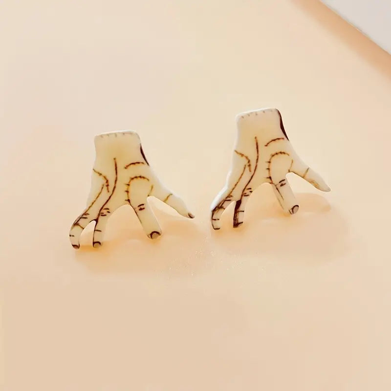 Hand Stud Earrings