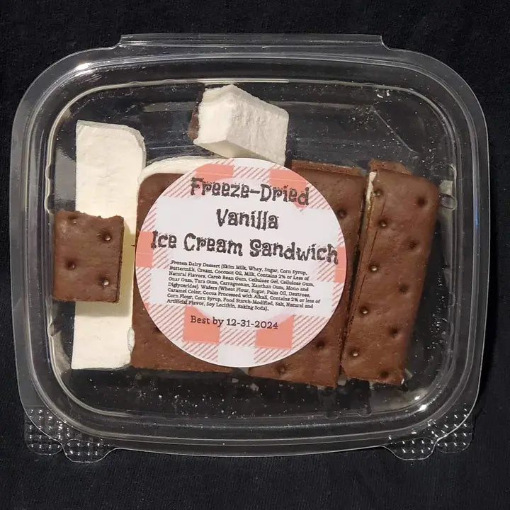 Freeze Dried Ice Cream Sandwiches
