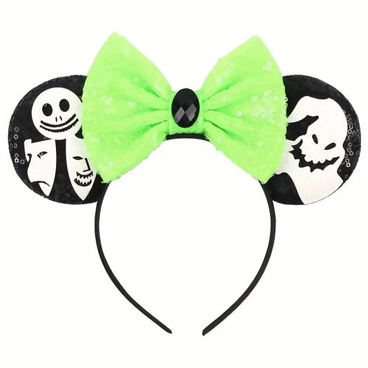 Skeleton Bow Headband - 2 Options!