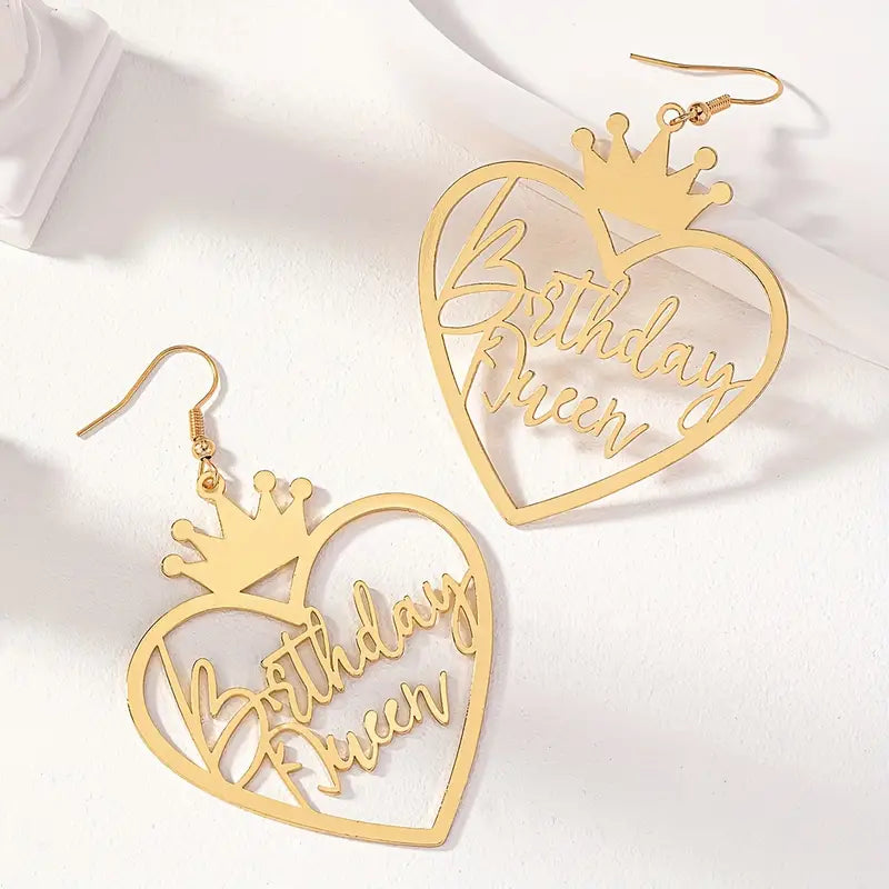 Birthday Queen Earrings