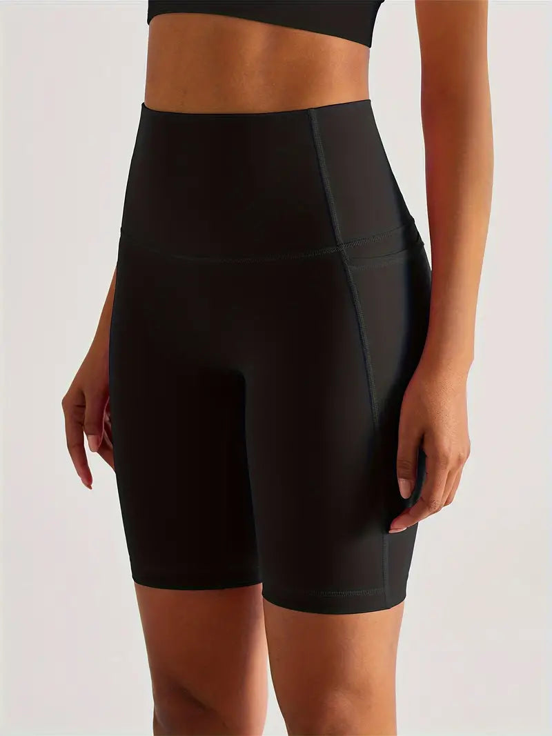 Work-Out Solid Bike Shorts