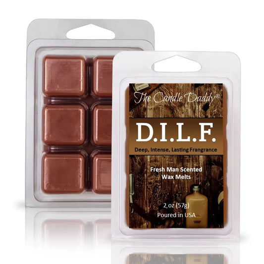 D.I.L.F.- Man Scented Wax Melt - 2oz - 6 Cubes Father's Day