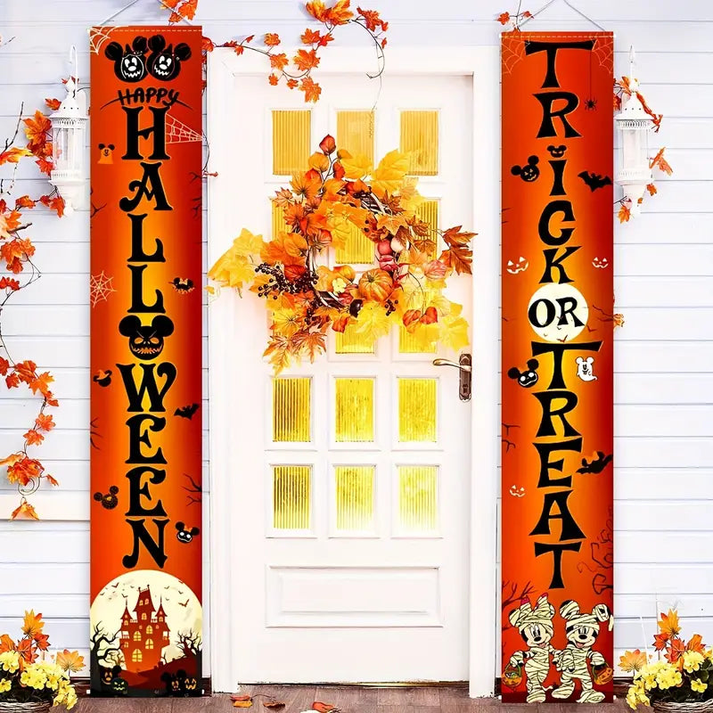 Trick or Treat Mouse Door Banners