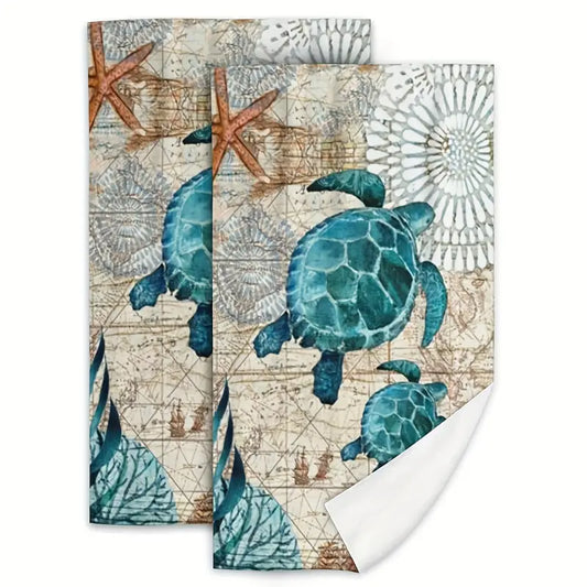 Sea Turtle Dish Towel Set