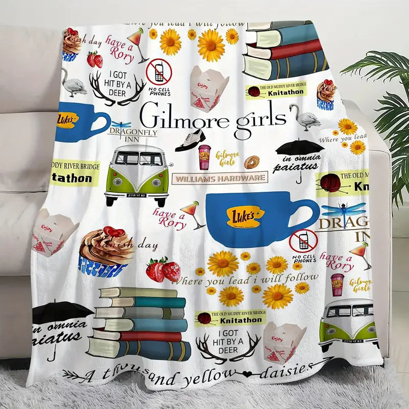 A Thousand Yellow Daisies GG Fleece Blanket