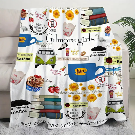 A Thousand Yellow Daisies GG Fleece Blanket