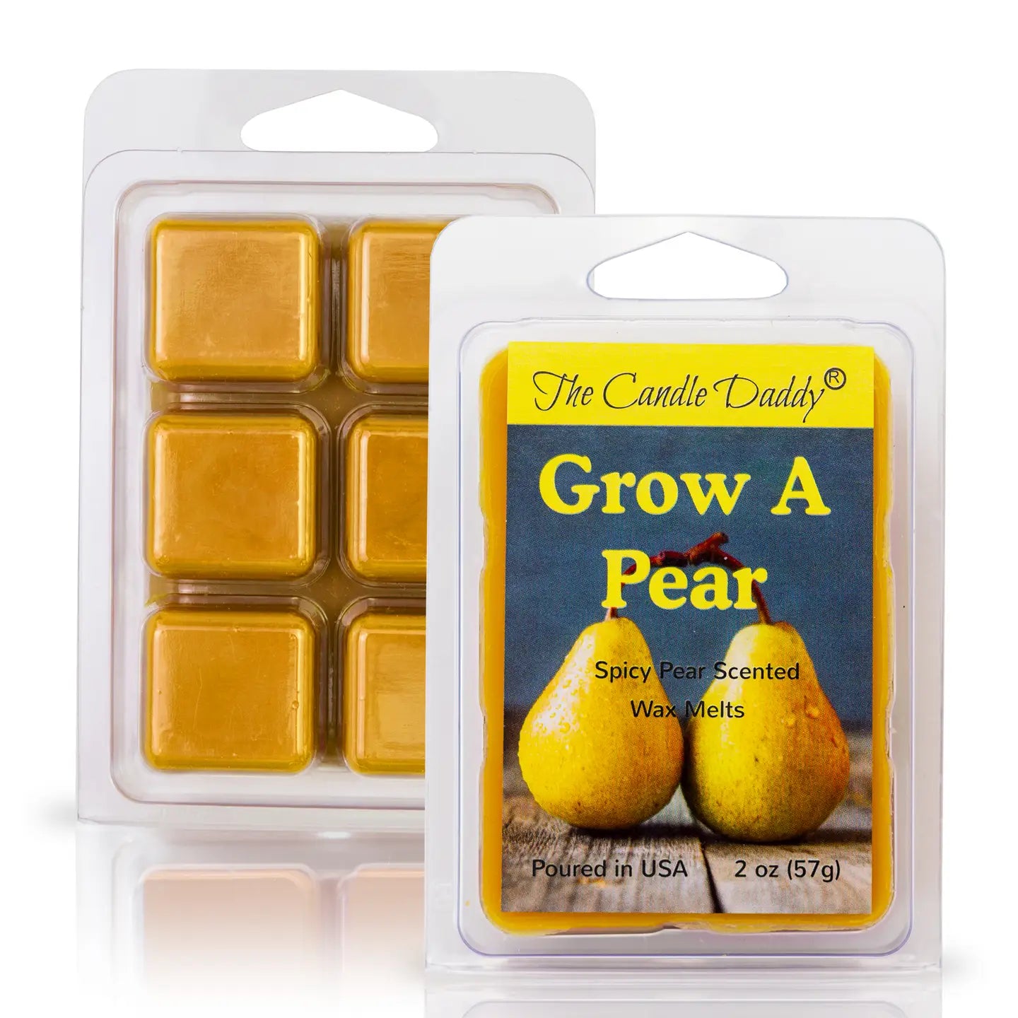 Grow A Pear - Spice Pear Scented Wax Melt - 1 Pack - 2 Ounce