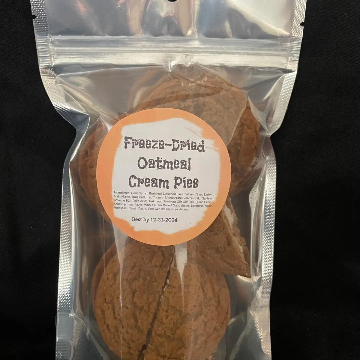 Freeze Dried Oatmeal Cream Pie (3 Cookies Bag)