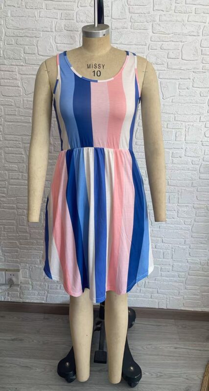Preorder: New Dear Dress - Colorful Stripe