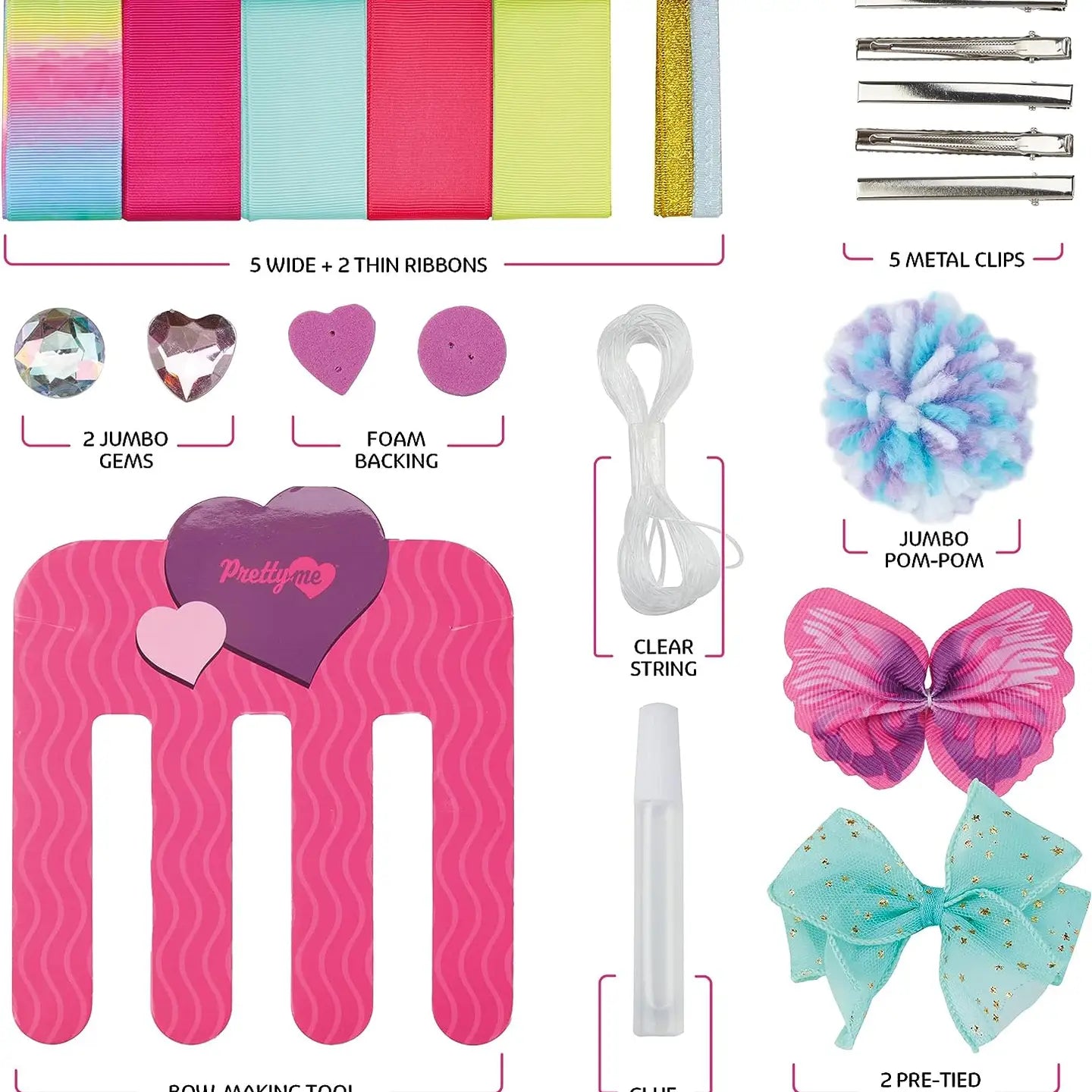 Hair Bow Making Kit For Girls