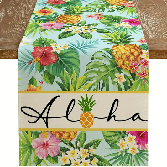 Aloha Pineapple Table Runner