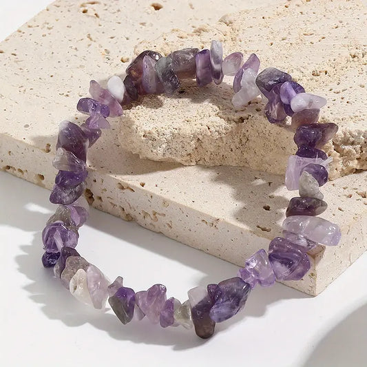 Natural Purple Stone Bracelet