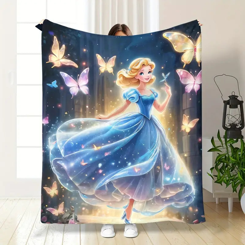 Butterfly Princess Fleece Blanket