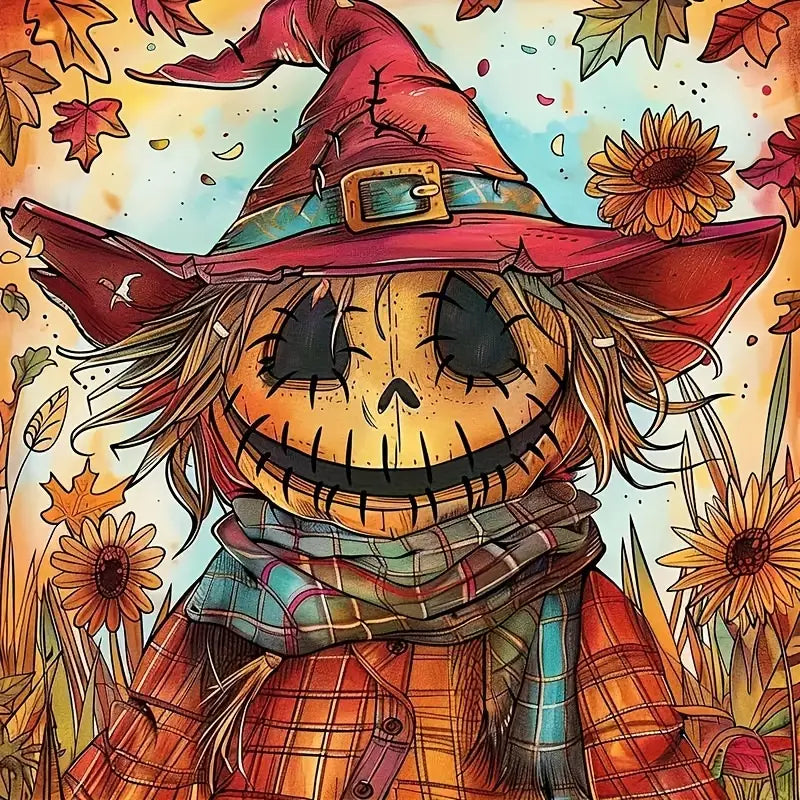 Scarecrow Diamond Art