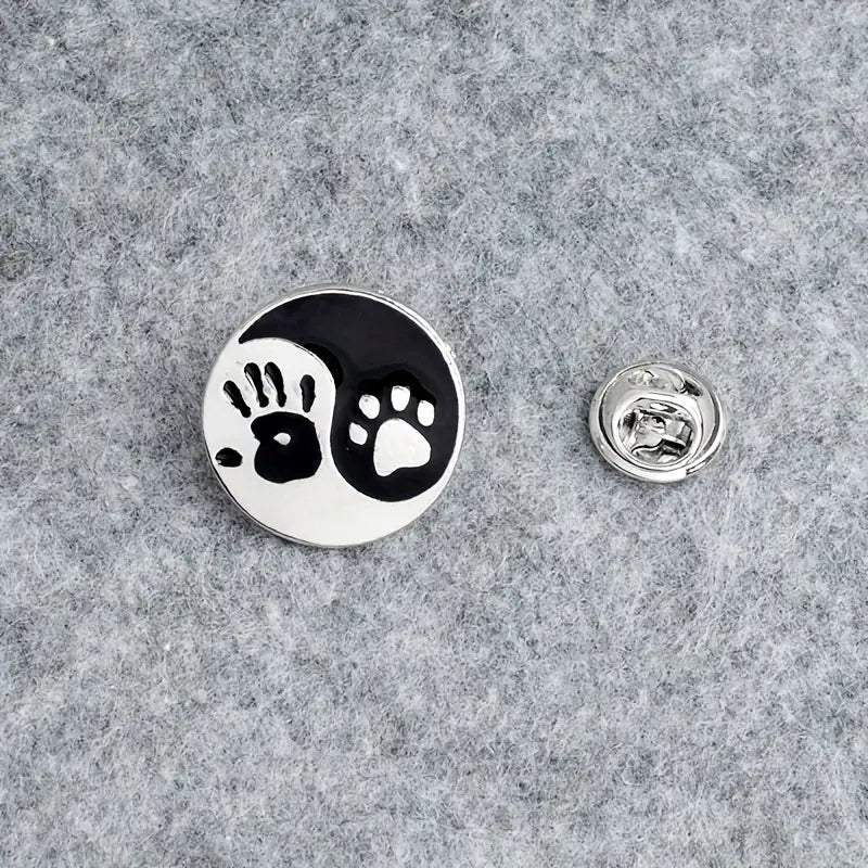 Hand Paw Print Pin