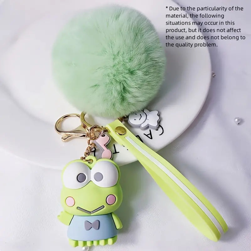 Fuzzy Kitty Inspired Keychains