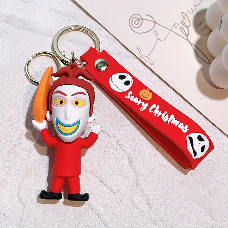 Scary Christmas Character Keychain - 9 Options!