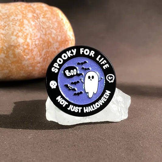 Spooky For Life Pin