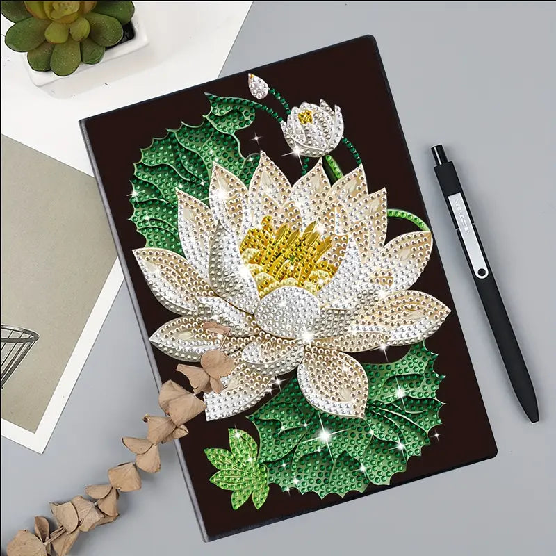 Floral Diamond Art Notebook/ Art Book