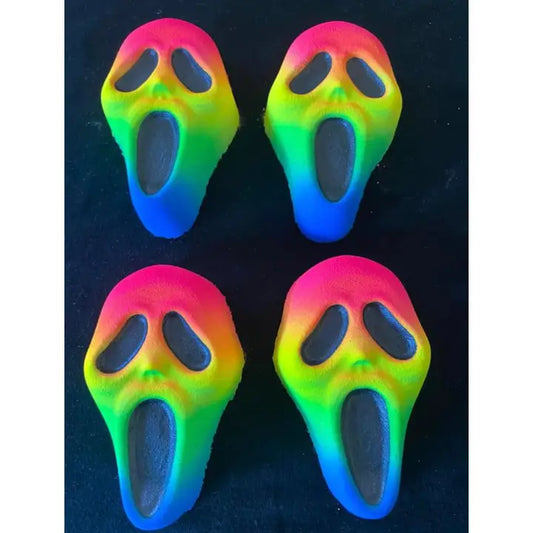Rainbow Scream Bath Bombs