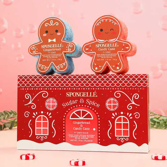 Sugar & Spice Gingerbread Spongelle Holiday Gift Set PREORDER