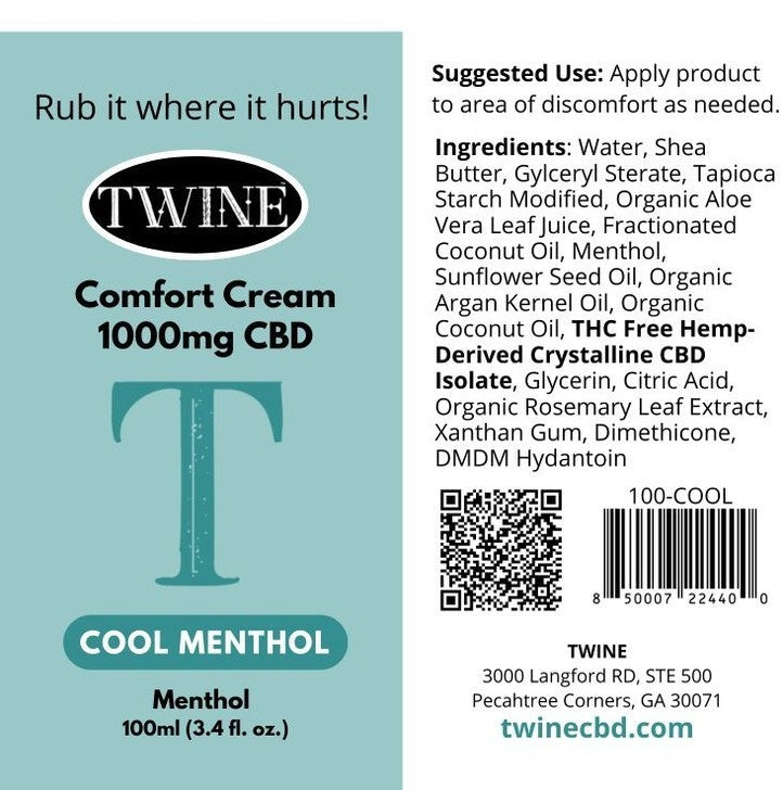 TWINE 1000mg Comfort Cream