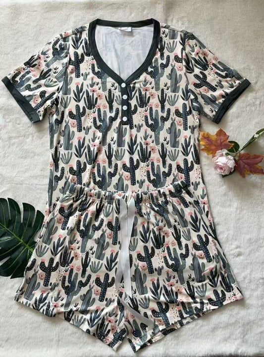 Preorder: Short PJ Set - Catus