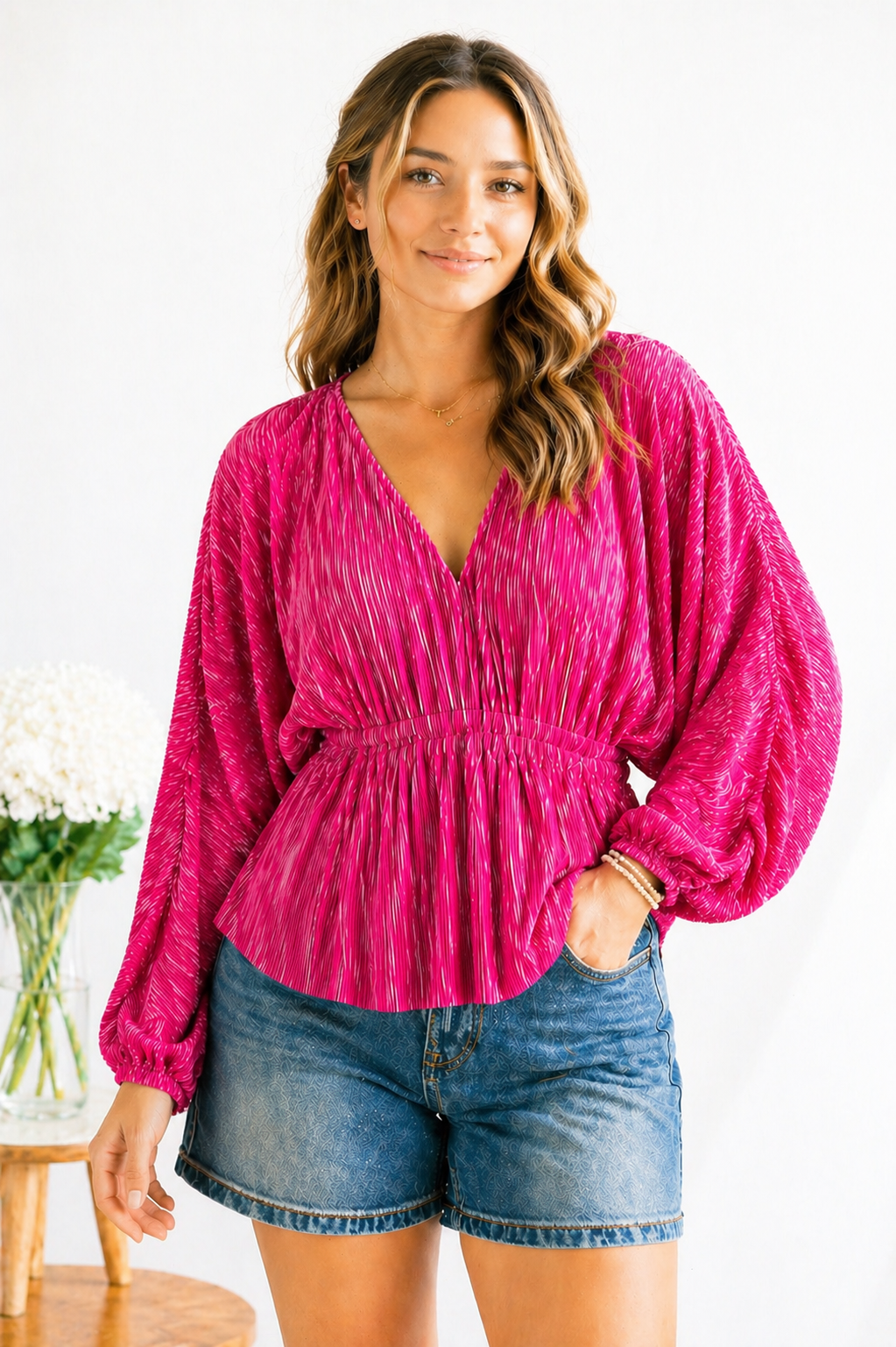 Raise Your Glass - Dolman Blouse