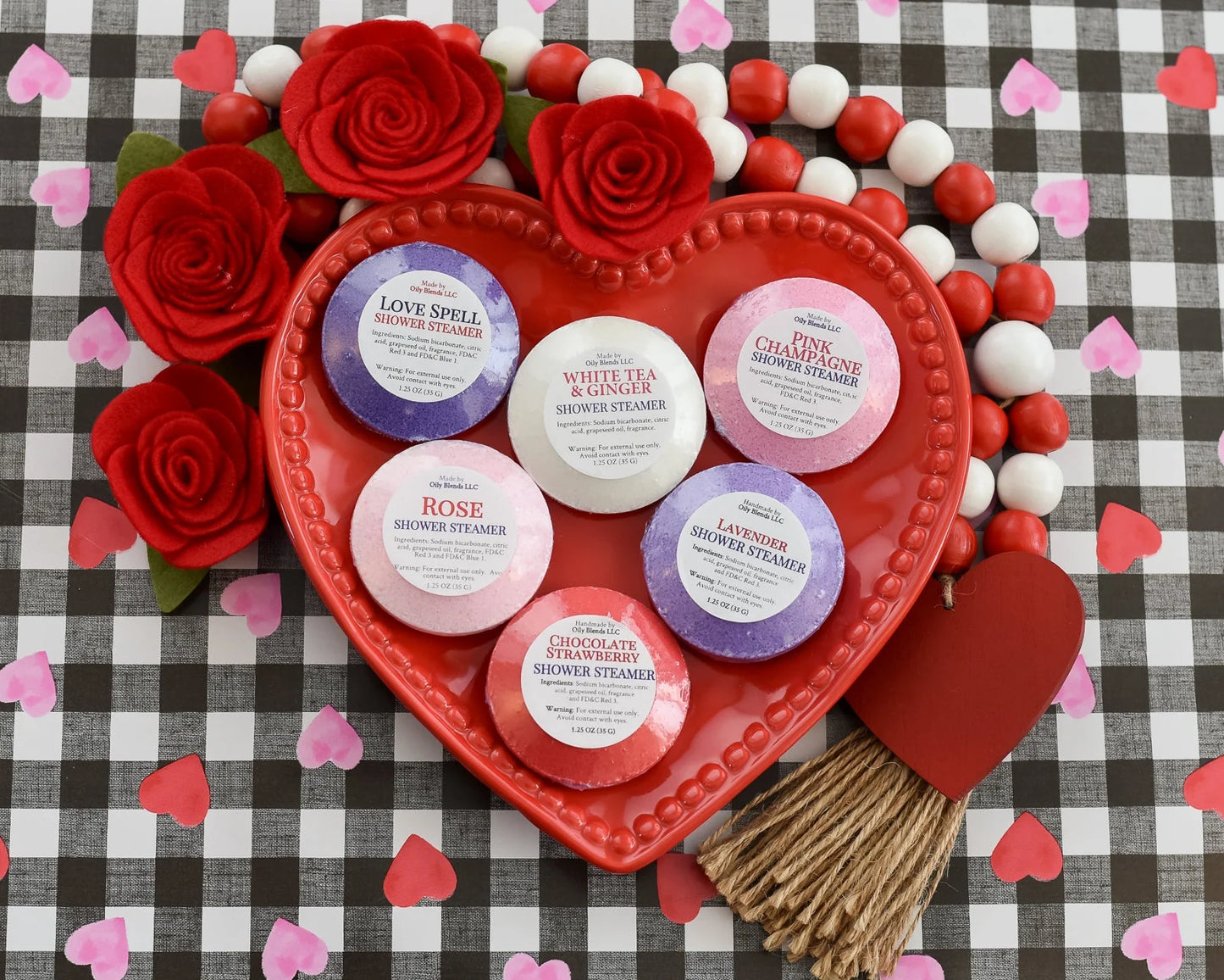 VALENTINES SHOWER STEAMERS