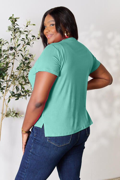 Basic Bae Full Size Round Neck Short Sleeve T-Shirt - 7 color options