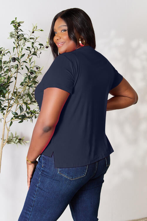 Basic Bae Full Size Round Neck Short Sleeve T-Shirt - 7 color options