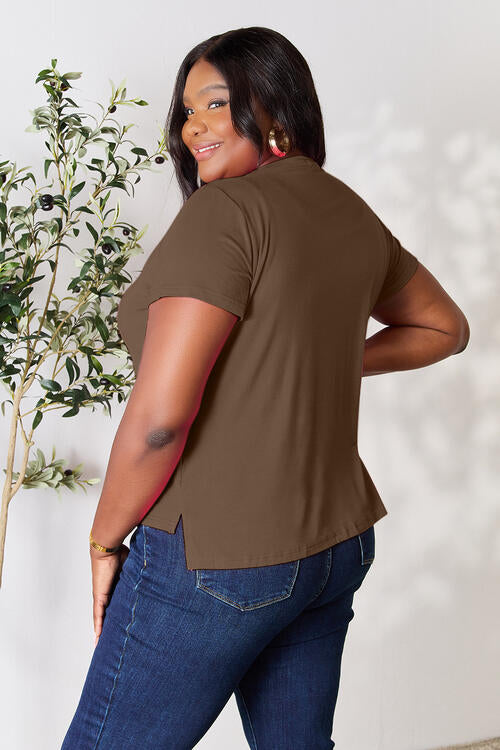 Basic Bae Full Size Round Neck Short Sleeve T-Shirt - 6 Color Options