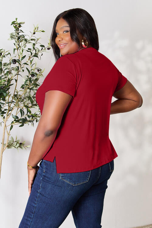 Basic Bae Full Size Round Neck Short Sleeve T-Shirt - 7 color options