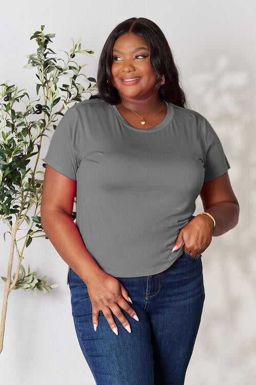 Basic Bae Full Size Round Neck Short Sleeve T-Shirt - 7 color options