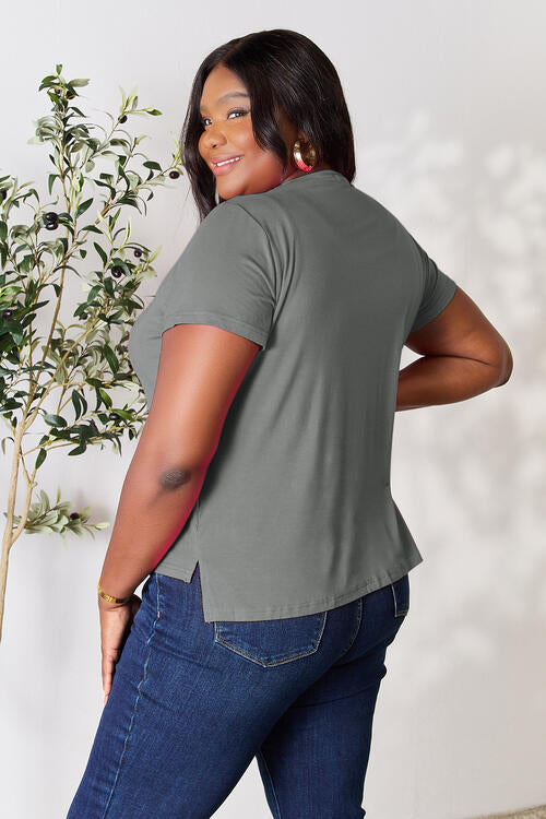 Basic Bae Full Size Round Neck Short Sleeve T-Shirt - 7 color options