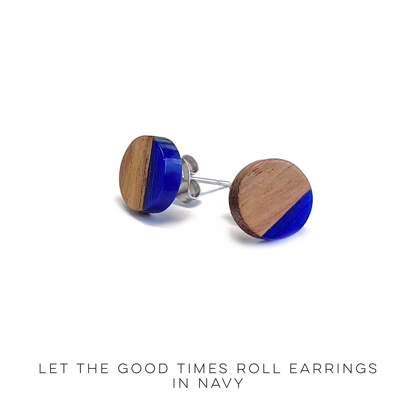 Let The Good Times Roll Earrings in Blue